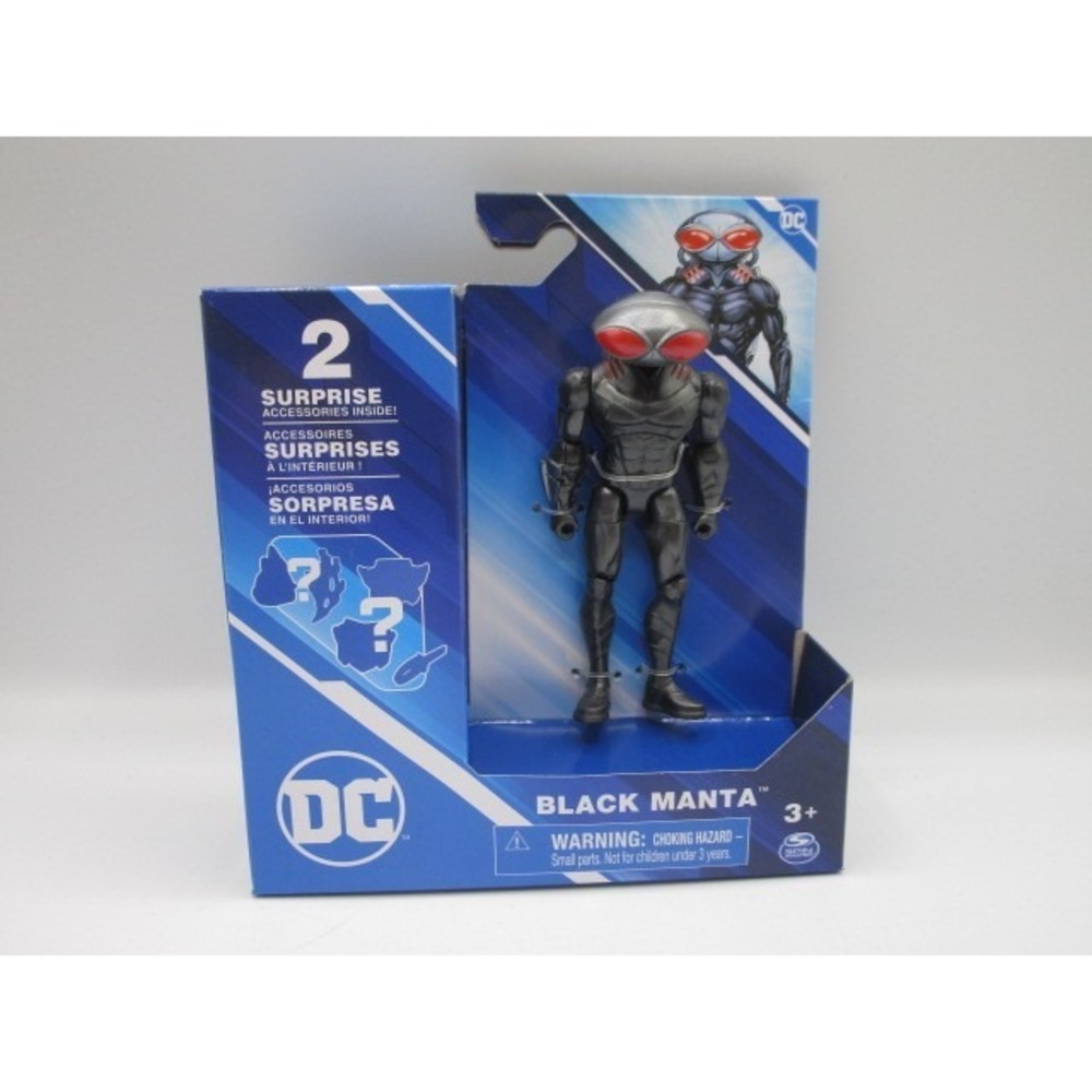 Spin Master DC Black Manta 4" Action Figure With 2 Surprise Accessories